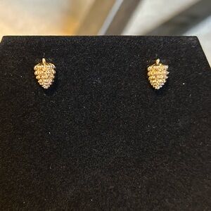 Jcrew rose gold acorn/pinecone earrings